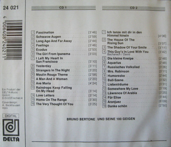 Bruno Bertone Sound Fascination* : Fascination (32 Romantische Welterfolge) (2xCD, Comp)