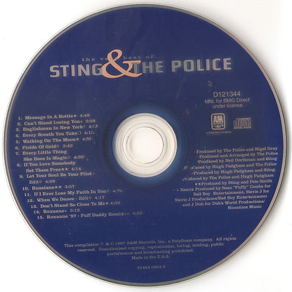 Sting & The Police : The Very Best Of... Sting & The Police (CD, Comp, Club, RM)