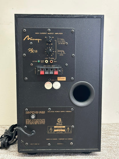Mirage FRX-S8 Powered Subwoofer * 100W * Fully Serviced * Local Pickup Only