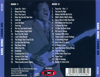 Earl King : Come On (2xCD, Comp)