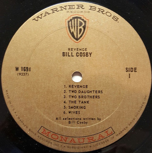Bill Cosby : Revenge (LP, Album, Mono, Ter)