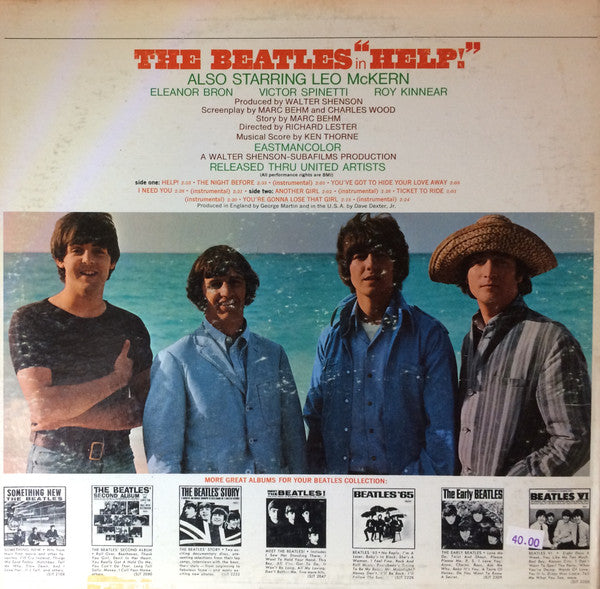 The Beatles : Help! (The Original Motion Picture Soundtrack)  (LP, Album, RE, Gre)