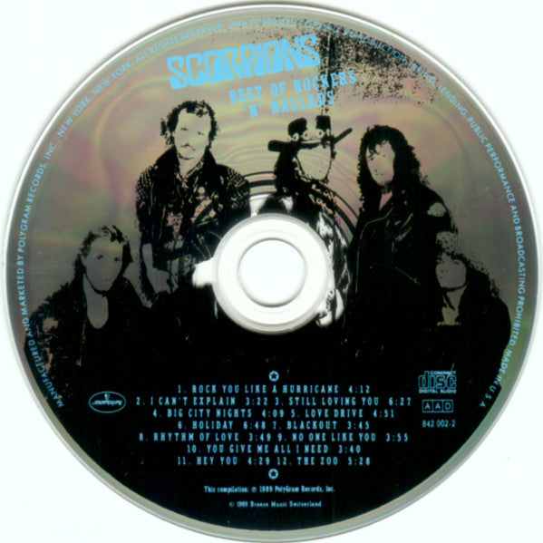Scorpions : Best Of Rockers 'N' Ballads (CD, Comp, UML)