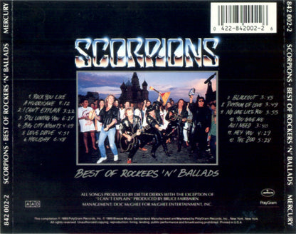 Scorpions : Best Of Rockers 'N' Ballads (CD, Comp, UML)