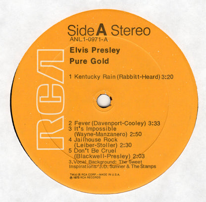 Elvis Presley : Pure Gold (LP, Comp)