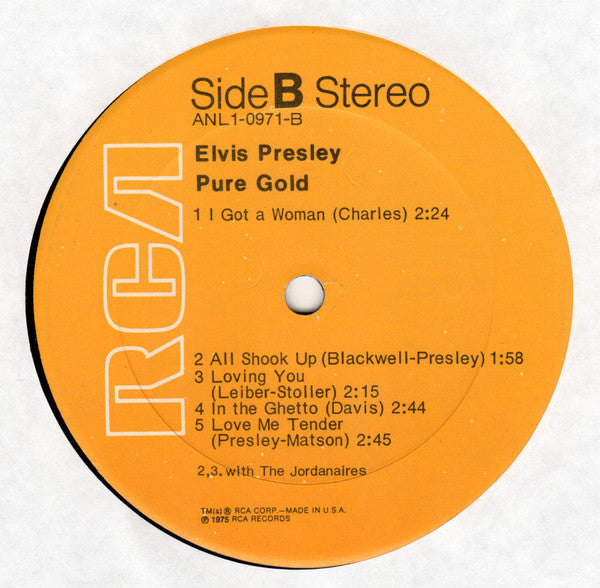 Elvis Presley : Pure Gold (LP, Comp)