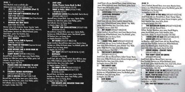 Percy Mayfield : Lost Love: The Singles As & Bs 1947-1962 (2xCD, Comp, Mono, RM)