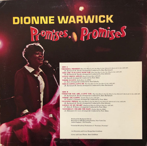 Dionne Warwick : Promises, Promises (LP, Ste)