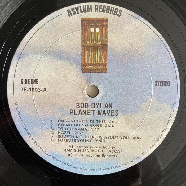 Bob Dylan : Planet Waves (LP, Album, Tex)
