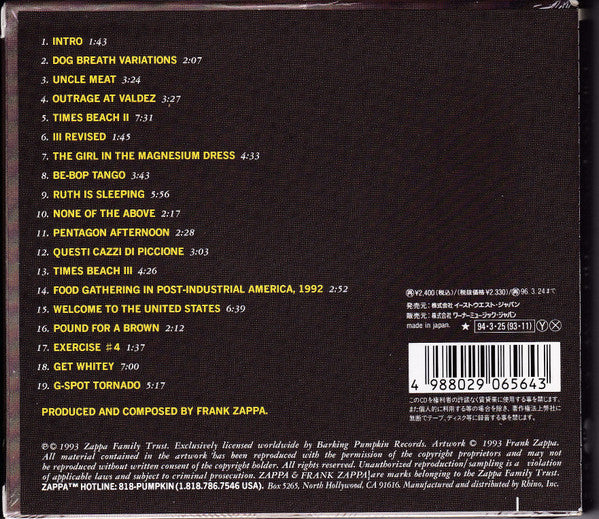 Zappa* - Ensemble Modern : The Yellow Shark (CD, Album)