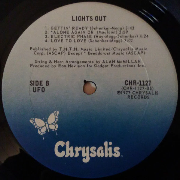 UFO (5) : Lights Out (LP, Album)