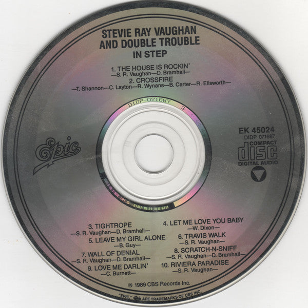 Stevie Ray Vaughan And Double Trouble* : In Step (CD, Album, DAD)