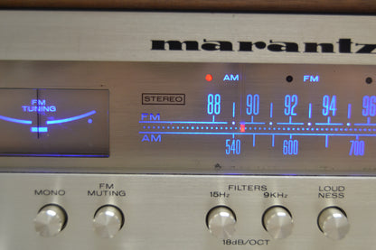 Marantz 2265B Stereo Receiver * 65W * Power Recapped * Fully Serviced * LED Lights * New Heiukko Hardwood Case