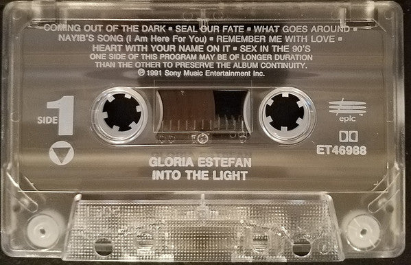 Gloria Estefan : Into The Light (Cass, Album)