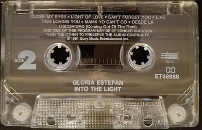 Gloria Estefan : Into The Light (Cass, Album)