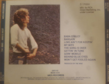 The Who : Who's Next (CD, Album, Club, RE, RCA)