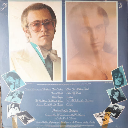 Elton John : Captain Fantastic And The Brown Dirt Cowboy (LP, Album, Gat)