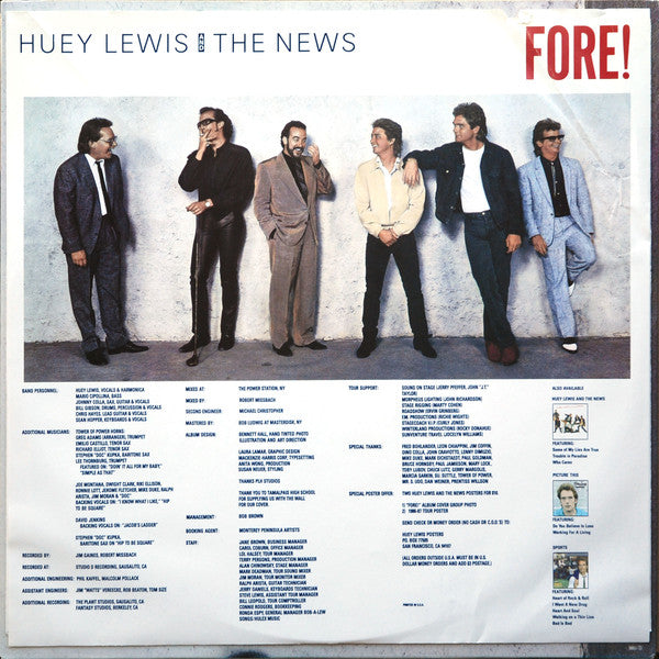 【中古】Huey Lewis &amp; The News/Bryan Adams/Don Henley/Micha - Final count down 89-90　パンフレット 中古）Huey Lewis & The News⁄Bryan Adams⁄Don Henley⁄Micha