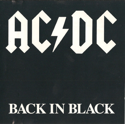 AC/DC : Back In Black (CD, Album, Club, RE)