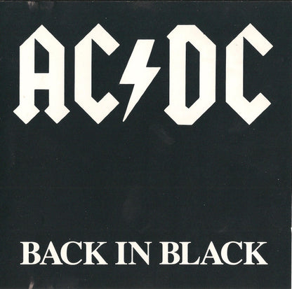 AC/DC : Back In Black (CD, Album, Club, RE, SRC)