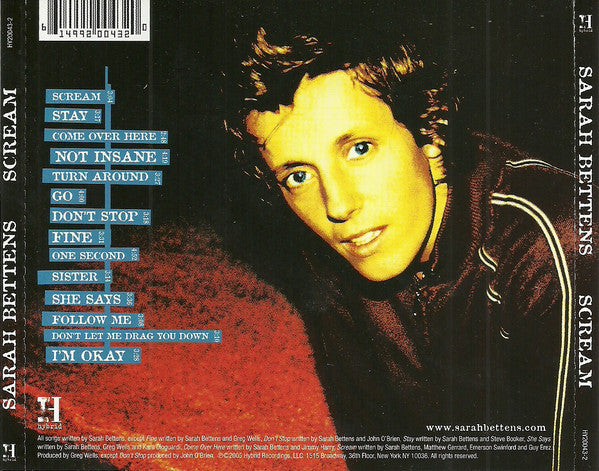 Sarah Bettens : Scream (CD, Album)
