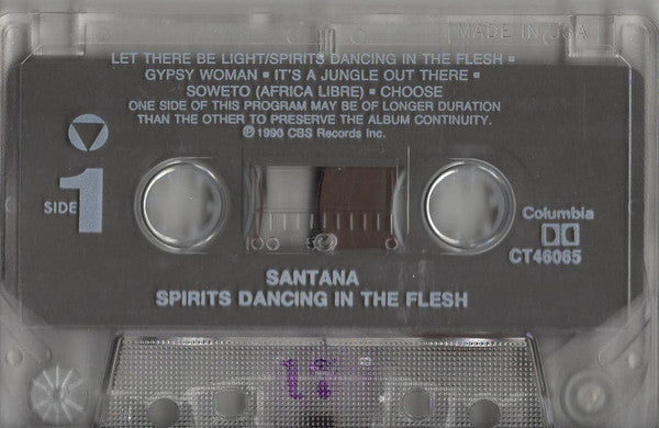 Santana : Spirits Dancing In The Flesh (Cass, Album)