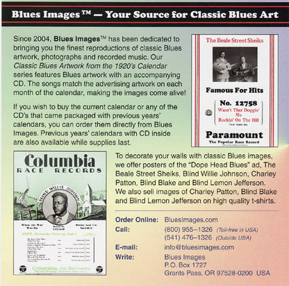 Various : 16 Classic Blues Songs From The 1920's: Vol. 4 (CD, Comp, RM)