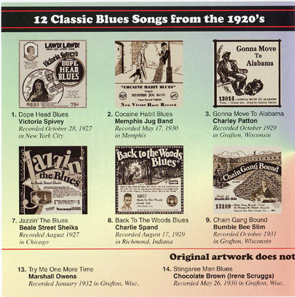 Various : 16 Classic Blues Songs From The 1920's: Vol. 4 (CD, Comp, RM)