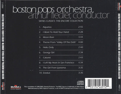 Boston Pops Orchestra, Arthur Fiedler : Sixties Classics: The Encore Collection  (CD, Comp)