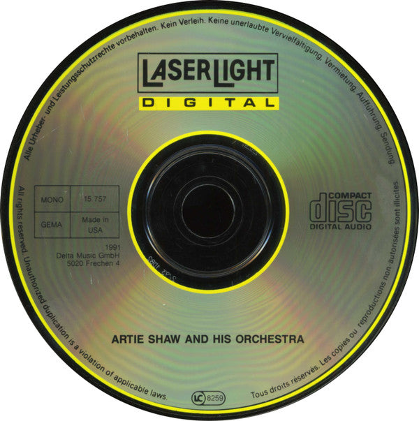 Artie Shaw & His Orchestra* : Artie Shaw & His Orchestra (CD, Comp, Mono)