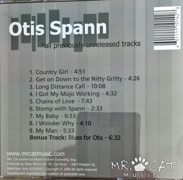 Otis Spann : Last Call - Live At The Boston Teaparty - April 2nd, 1970 (CD, Album)