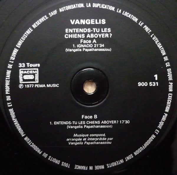Vangelis Papathanassiou* : Ignacio (LP, Album, RP)