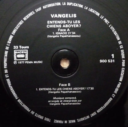 Vangelis Papathanassiou* : Ignacio (LP, Album, RP)