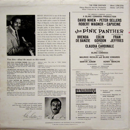 Henry Mancini : The Pink Panther (Music From The Film Score) (LP, Album, Mono, Roc)