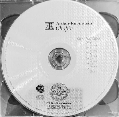 Chopin*, Arthur Rubinstein : 51 Mazurkas (2xCD, RE, RM)