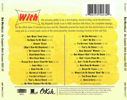 Big Maybelle : The Complete OKeh Sessions 1952-'55 (CD, Comp, Mono, RE)