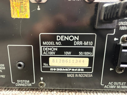 Denon DRR-M10 Single Cassette Deck * Midi Size * 100V Made in Japan * Fully Serviced