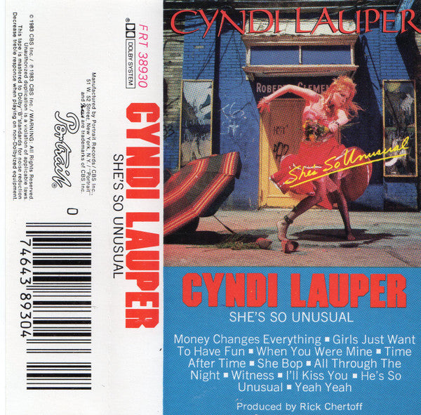 Cyndi Lauper : She's So Unusual (Cass, Album, Bei)