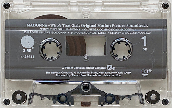 Madonna : Who's That Girl (Original Motion Picture Soundtrack) (Cass, Album, SR,)
