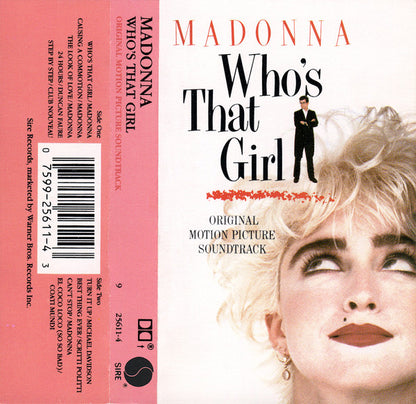 Madonna : Who's That Girl (Original Motion Picture Soundtrack) (Cass, Album, SR,)