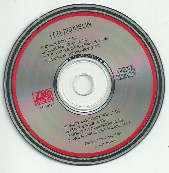 Led Zeppelin : Untitled (CD, Album, Club, RE)