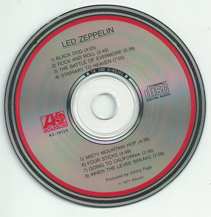 Led Zeppelin : Untitled (CD, Album, Club, RE)