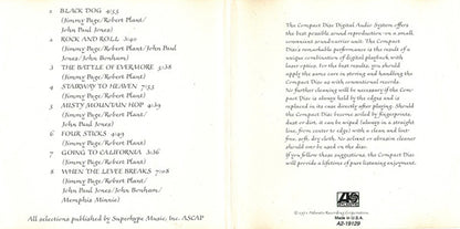 Led Zeppelin : Untitled (CD, Album, Club, RE)