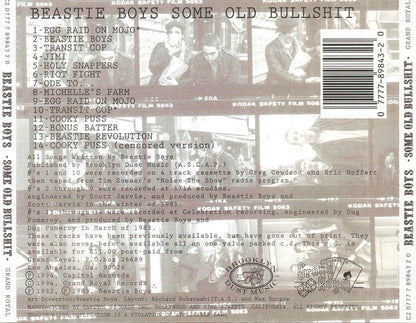 Beastie Boys : Some Old Bullshit (CD, Comp, Mar)
