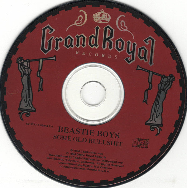 Beastie Boys : Some Old Bullshit (CD, Comp, Mar)