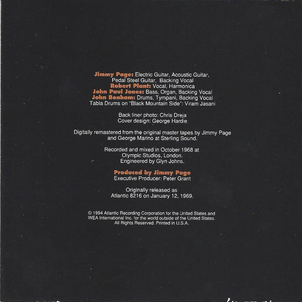 Led Zeppelin : Led Zeppelin (CD, Album, RE, RM, Spe)