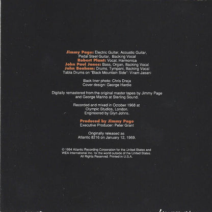 Led Zeppelin : Led Zeppelin (CD, Album, RE, RM, Spe)