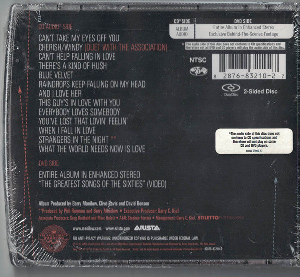 Barry Manilow : The Greatest Songs Of The Sixties (Hybrid, DualDisc, NTSC)