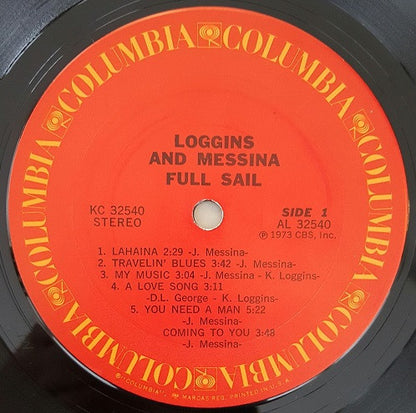 Loggins & Messina* : Full Sail (LP, Album, Pit)