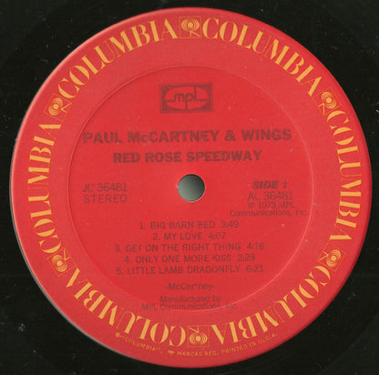 Paul McCartney & Wings* : Red Rose Speedway (LP, Album, RE, Ter)